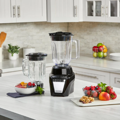 Licuadora Ice Crush Frasco de Vidrio + Frasco de Plástico Black and Decker - Image 4